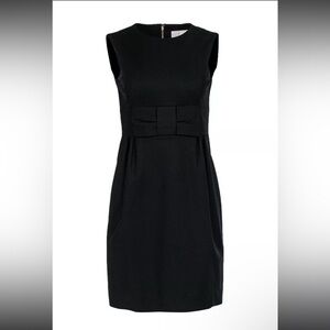 Kate Spade Black Sheath Dress w/ Bow Waist Size 2 Little Black Dress
